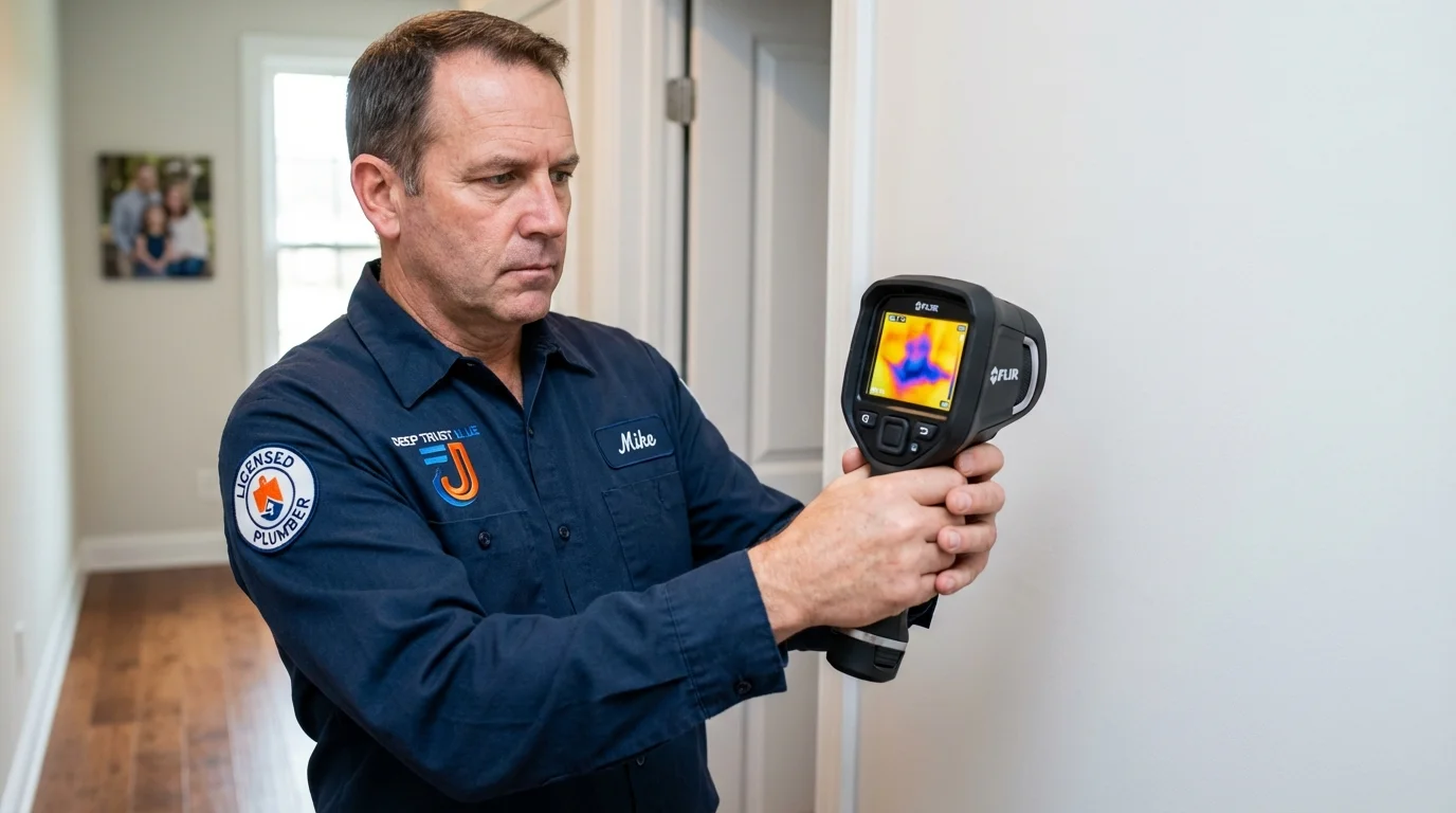 Thermal imaging leak detection by Johns Plumbing LLC in Rego Park